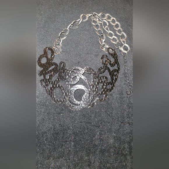 Black Statement Necklace - Picture 3 of 3